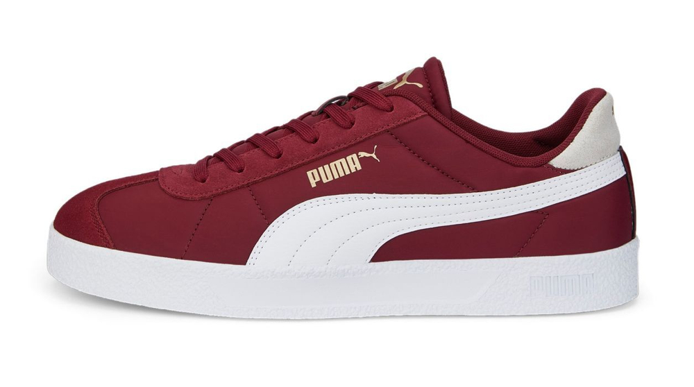 Кроссовки мужские Puma Club Nylon - cordovan/puma white/gold - Brazowy