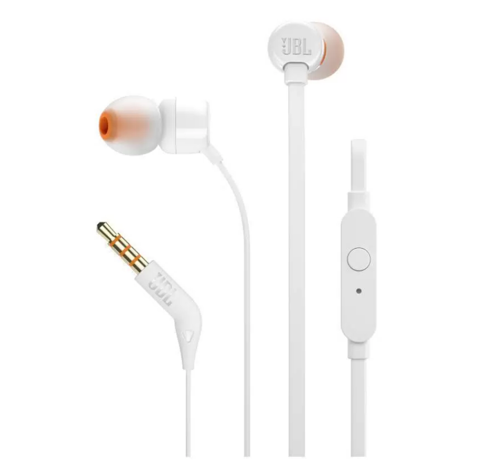 Проводные наушники JBL T110 белый (q)