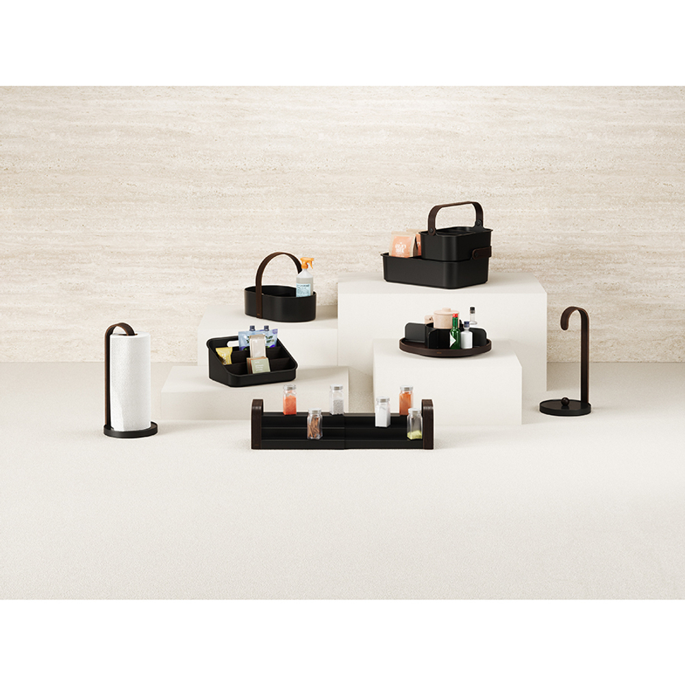 Органайзер bellwood, 29х17 см, черный/орех