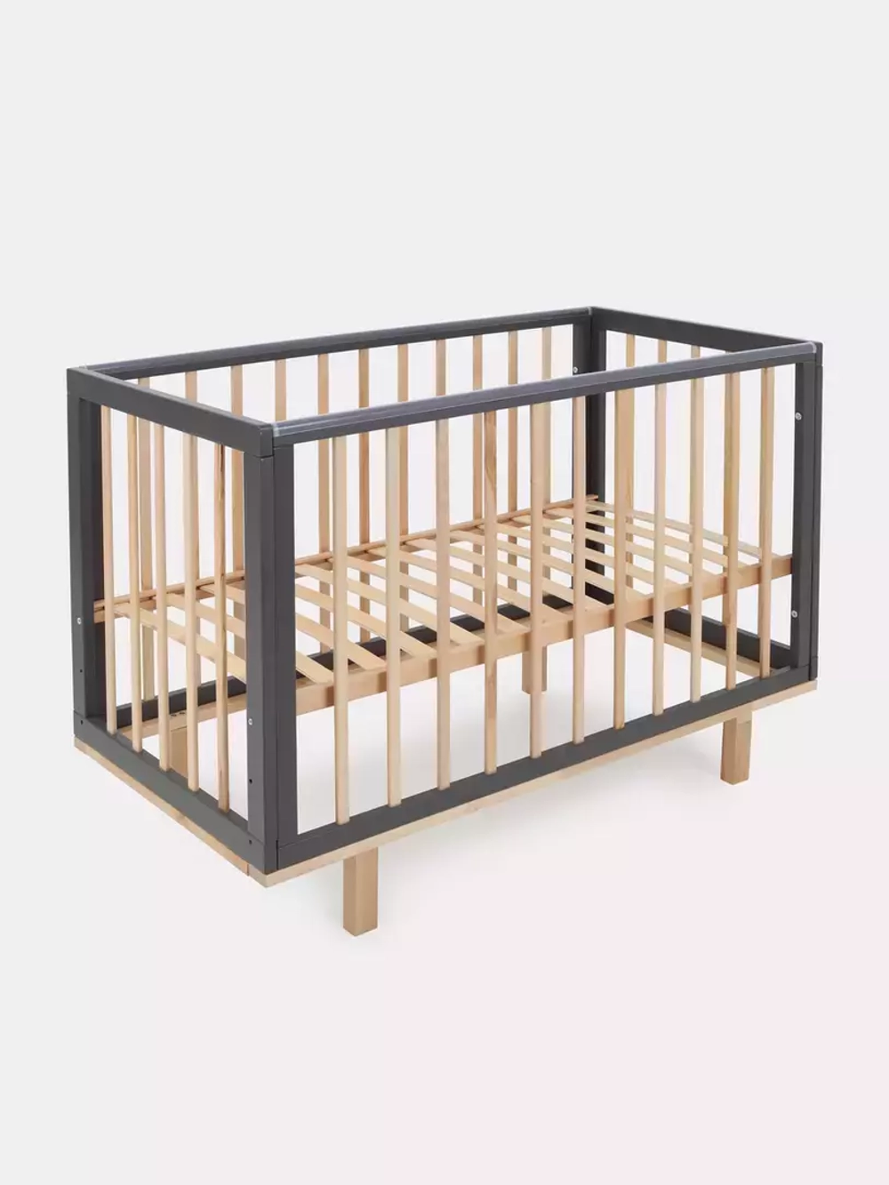 Кровать детская 120*60 RANT "INDY" (арт.866) без маятника Moon Grey