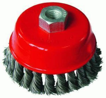 Щетка-крацовка тип Чашка 100мм (закруч.пров.)(45-1-205)
