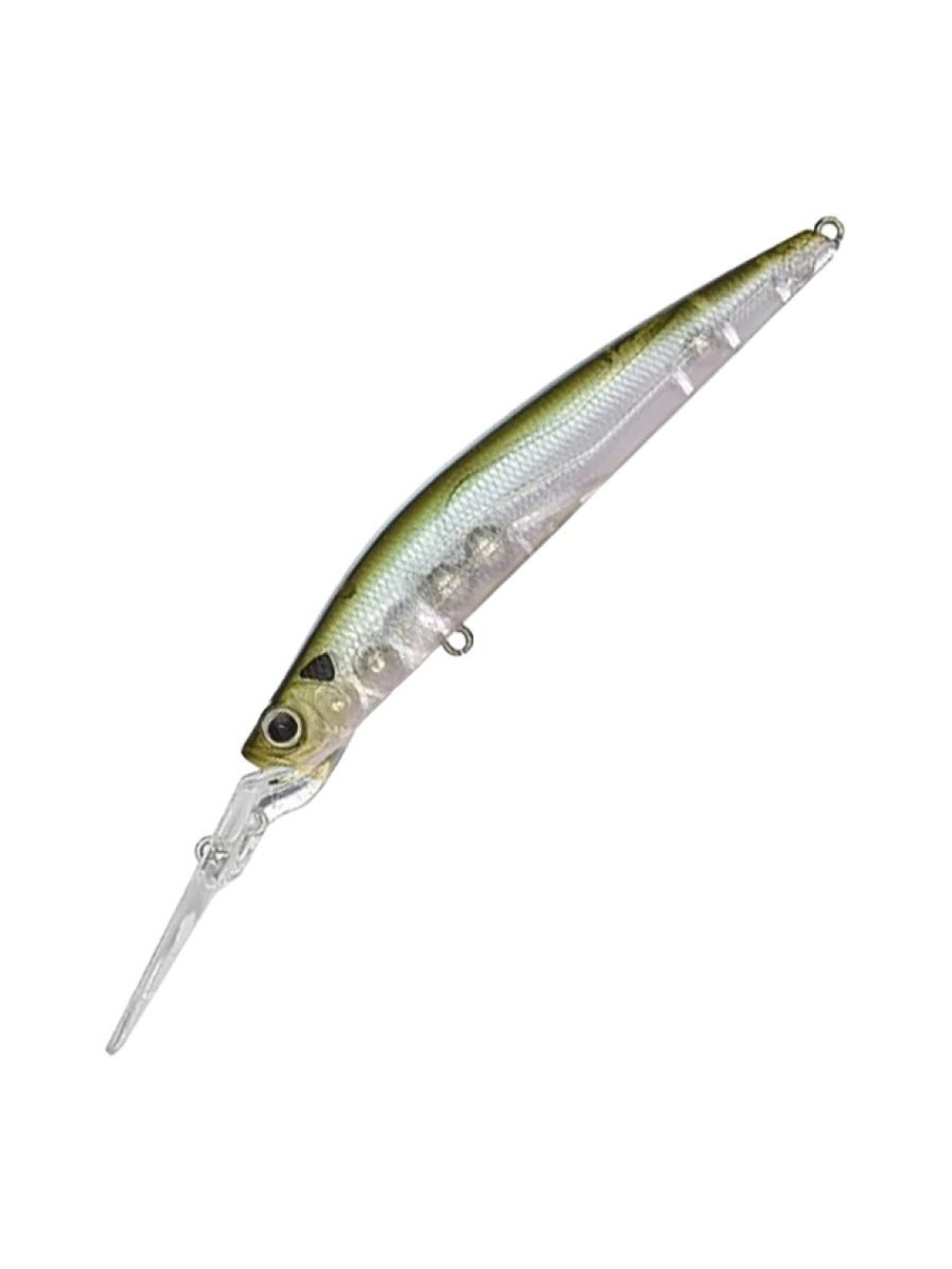 Воблер DUO Hacker Slaver Cranking Minnow 105 SP SW, CEA0499 Ghost Aji, 105 мм, 16 г, нейтральный, минноу