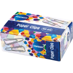 Скрепки канц. 25мм. треугольные 100шт. никель (ЦентрумЛенд)