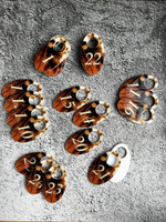 Номерки для гардероба акрил 4х7 см