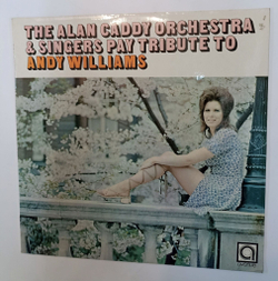 Винтажная виниловая пластинка LP The Alan Caddy Orchestra and Singers Pay Tribute To Andy Williams (UK 1971)