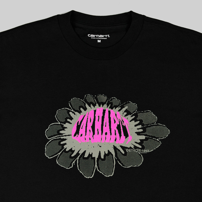 Футболка мужская Carhartt WIP Pixel Flower артикул:I033161_black - купить в магазине Дайс