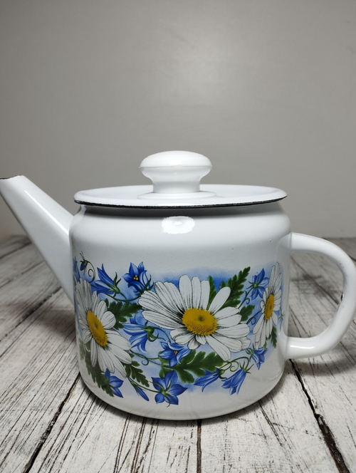 Чайник зав 1л Ромашковое поле (12шт) с27074П2