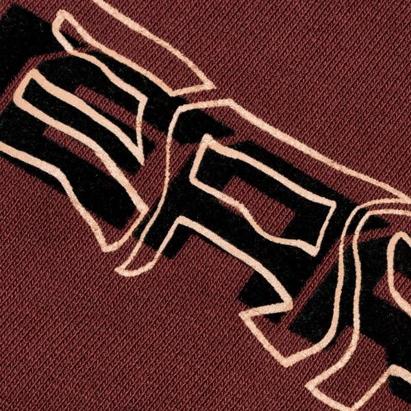 Худи «Wave Logo» Black Series ED2 Dark Ruby Бордовый - фото 6