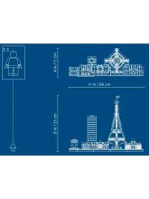 Конструктор архитектурный Architecture 21044 Париж
