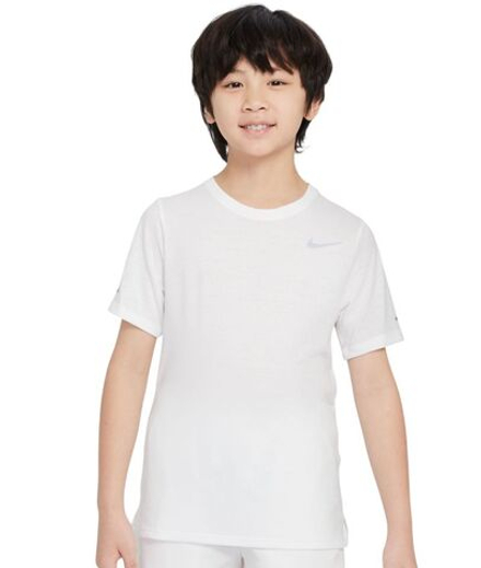 Футболка для мальчика теннисная Nike Kids Miler Dri-Fit - white