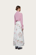 БЛУЗА ИЗ РОЗОВОГО КРЕП-ШИФОНА