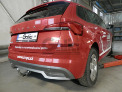 Оцинкованный фаркоп на Skoda Kamiq только для моделей с подготовкой под фаркоп 2019- (без электрики), Galia S136C