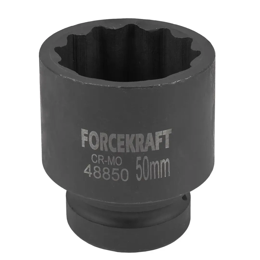 Головка ударная 1'', 50мм (12гр.) FORCEKRAFT FK-48850