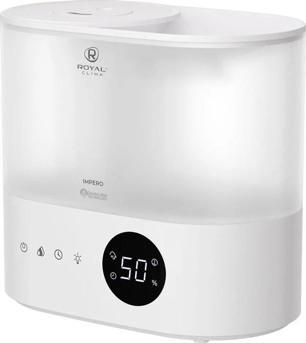 Увлажнитель воздуха ультразвуковой Royal Clima RUH-IM300/3.5E-WT,  3.5л,  белый