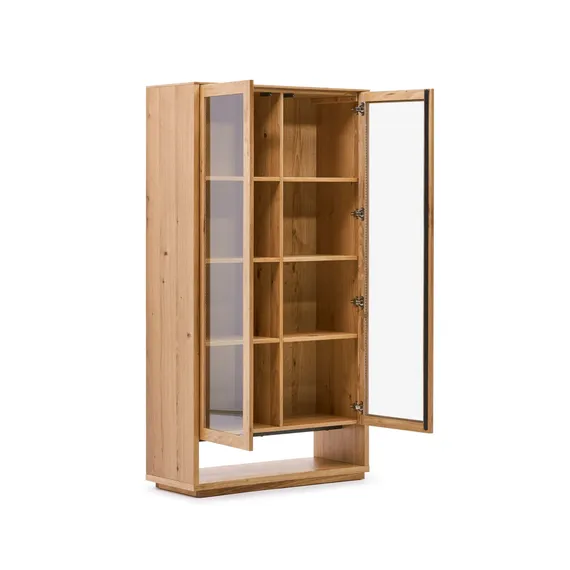 Витрина Alguema, 185х100 см, шпон дуба
