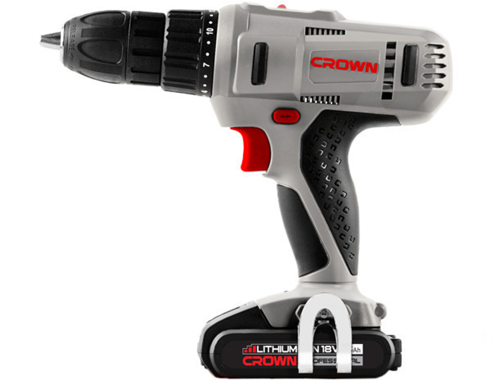 Аккумуляторный шуруповерт CROWN CT21056L-1.5 BMC