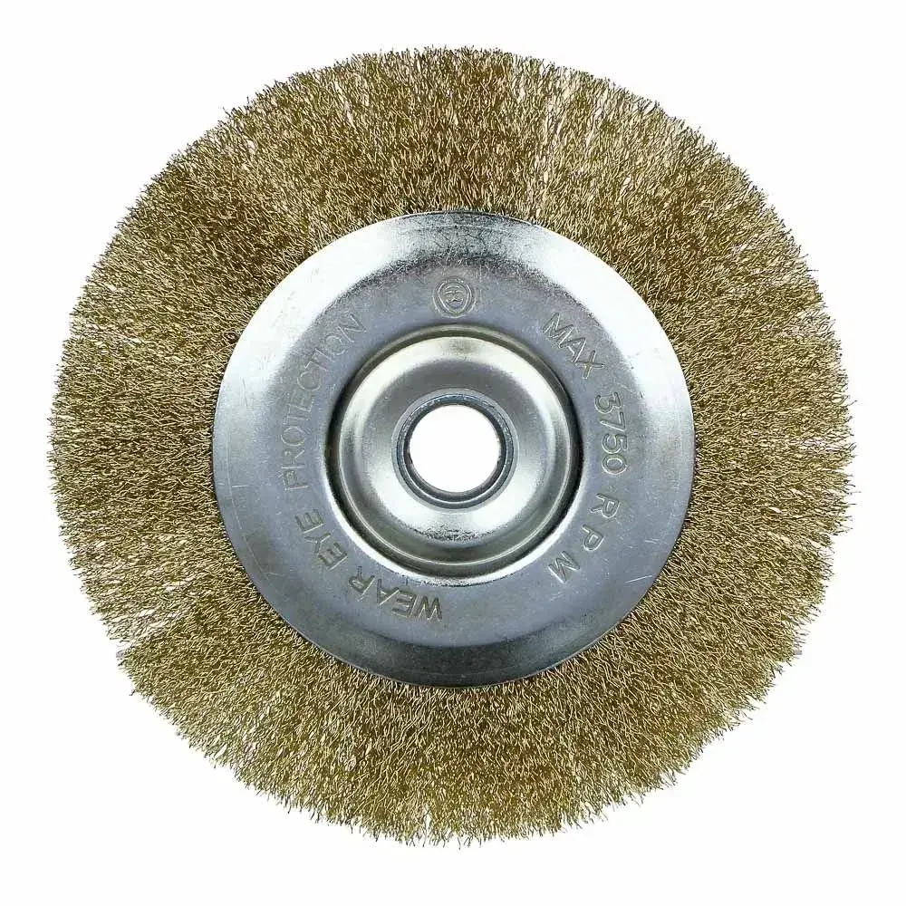 Щетка металл. для УШМ 200/22мм дисковая пушистая РОКОТ