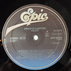Винтажная виниловая пластинка LP Heart Private Audition (Holland 1982)