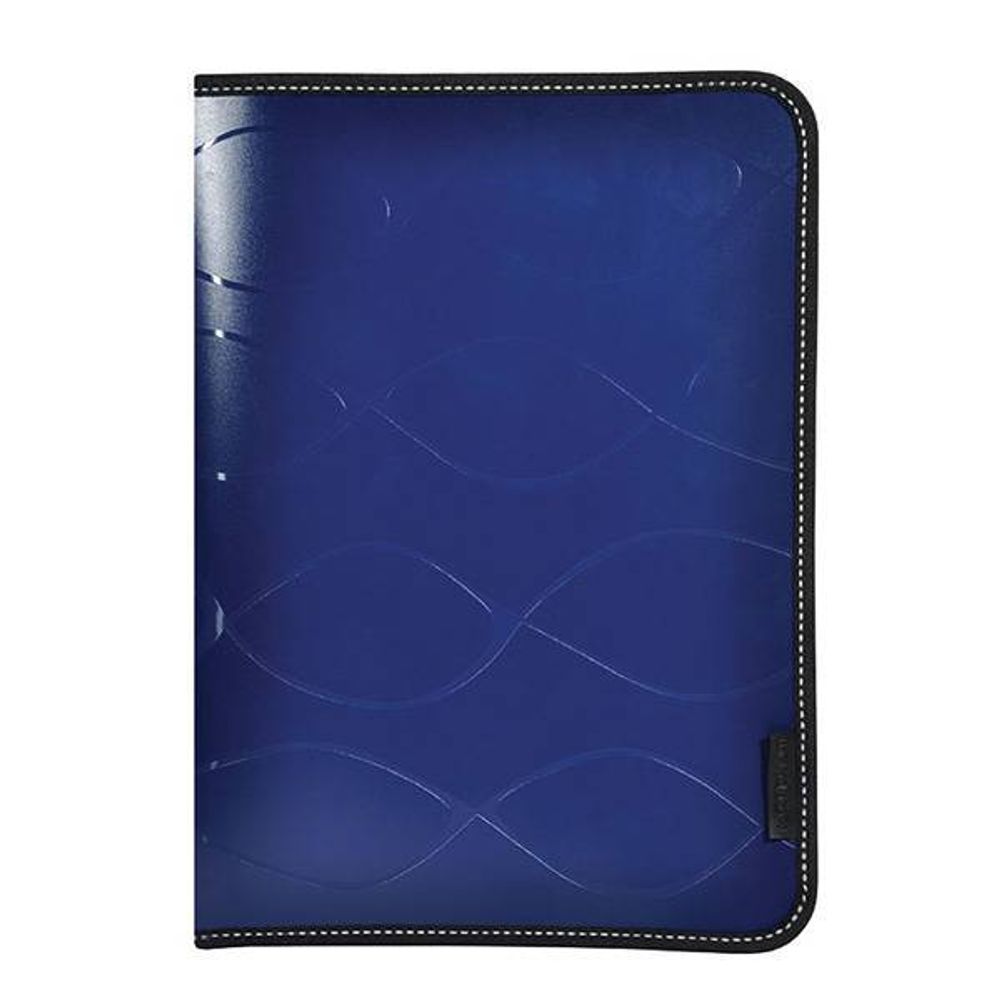 Папка на молнии inФОРМАТ SAFE А4 карман синий пластик 500 мкм