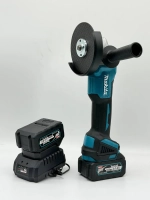 Беспроводная угловая мельница MAKITA, бесщеточный двигатель 125 мм