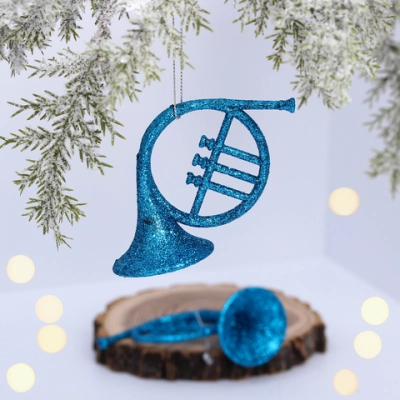 Подвеска «Музыкальная вечеринка» 12 см (набор 2 шт), Голубой