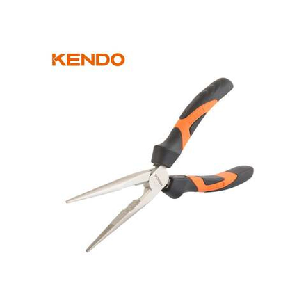 Прямые длинногубцы KENDO 160 мм 10301