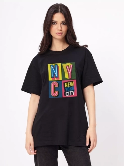 Футболка с надписью new york нью-йорк