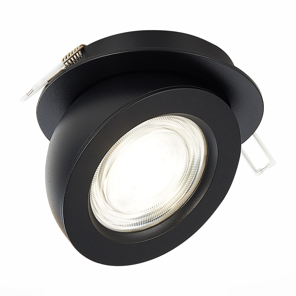 ST654.448.10 Св-к встр. Черный LED 1*10W 4000K 850Lm Ra&gt;90 38° IP20 D109xH60 180-240V