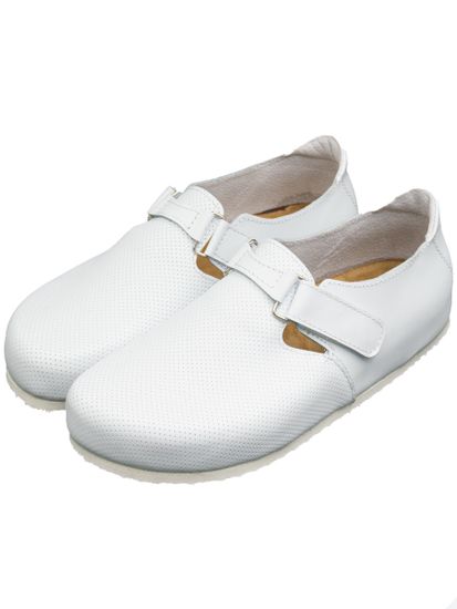 01 | "Nana" | Женские полуботинки (белый перфорация)