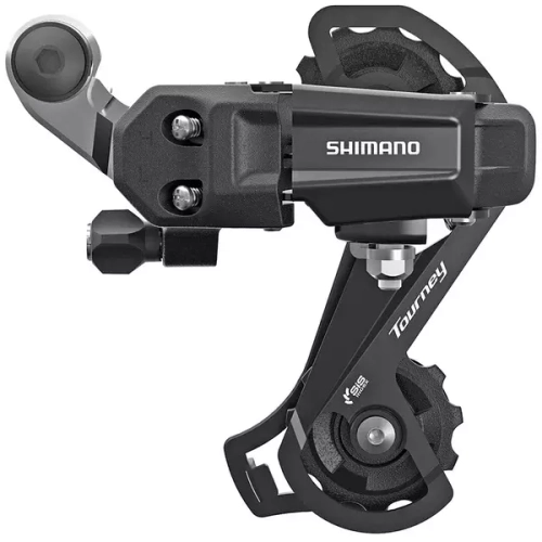 Переключатель задний Shimano Tourney TY200-GS 6/7 ск. крепление на бол. инд.упк.