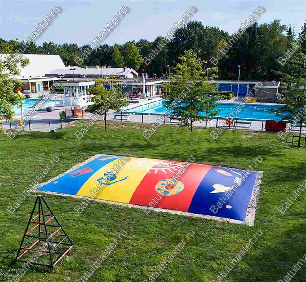 Надувная подушка «Пляжное настроение» для установки в грунт, 10×10×2 м