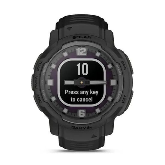 Умные часы Garmin Instinct Crossover Solar - Tactical Edition, черный