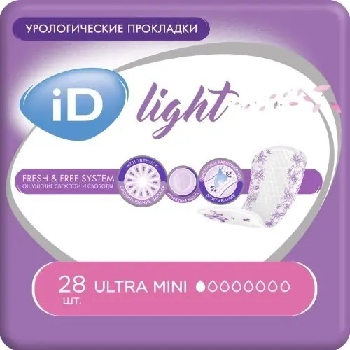 Урологические прокладки iD Light Ultra Mini, 28 шт