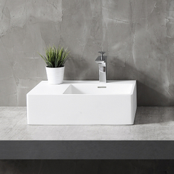 Раковина Abber Stein 56 R AS2644 R Белая матовая