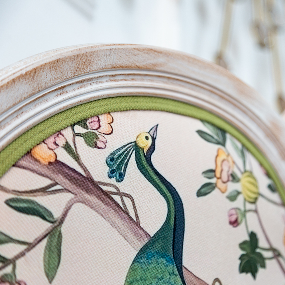 Полукресло Объект мечты Индокитайский зелёный павлин