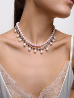 Колье "Rich Pink" Silver