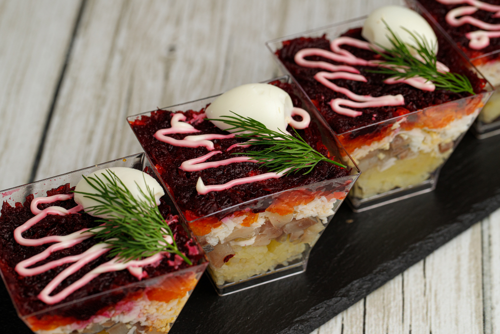 Салат Сельдь под шубой в пагоде 116гр.