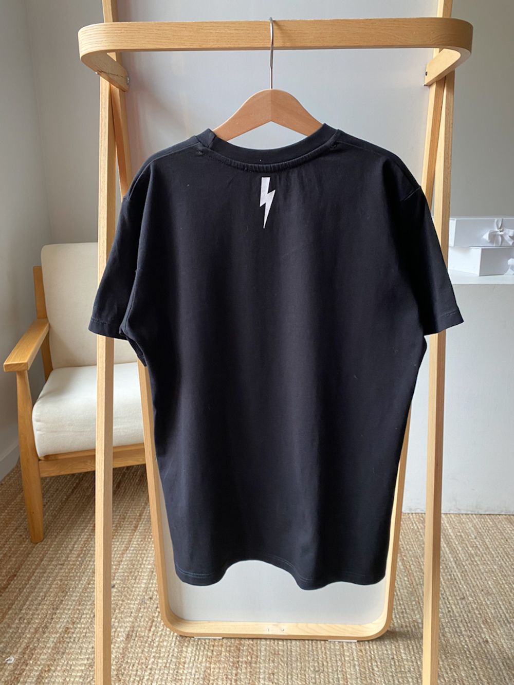 Новая хлопковая футболка Neil Barrett, 152