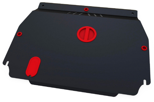 Защита картера и КПП АвтоБроня для ТагАЗ Vega (V - 1.6) 2009-2010, сталь 1.8 мм, с крепежом, 111.06104.1