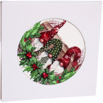 Подставка под горячее керамика 16см «Загадочные гномы»