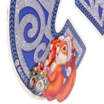 Гирлянда бумажная Новогодняя 2,35 м «Северное поздравление»