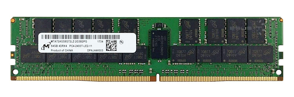 Серверная оперативная память Micron 64GB DDR4-2400 4DRX4 ECC MTA72ASS8G72LZ-2G3B2c