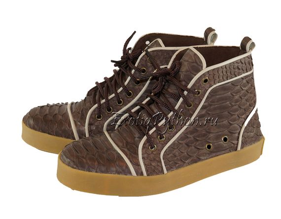 Кеды из кожи питона SH-56