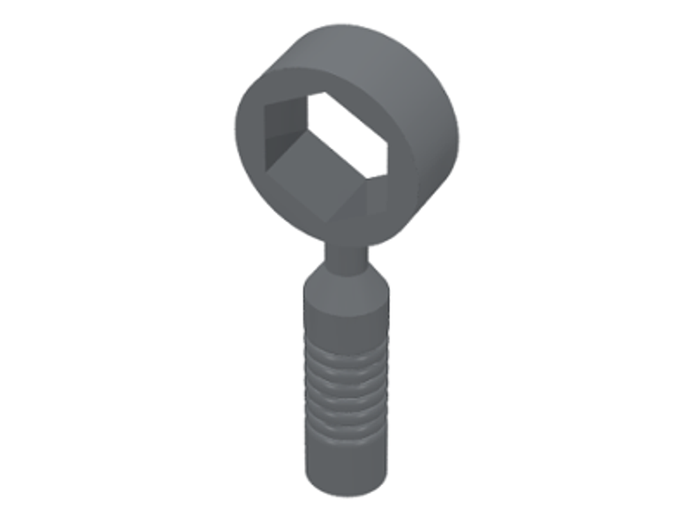 Ключ 6246d  Dark Bluish Gray