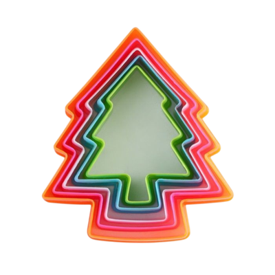 Набор форм для вырезания печенья Доляна «Ёлочка», 5 шт