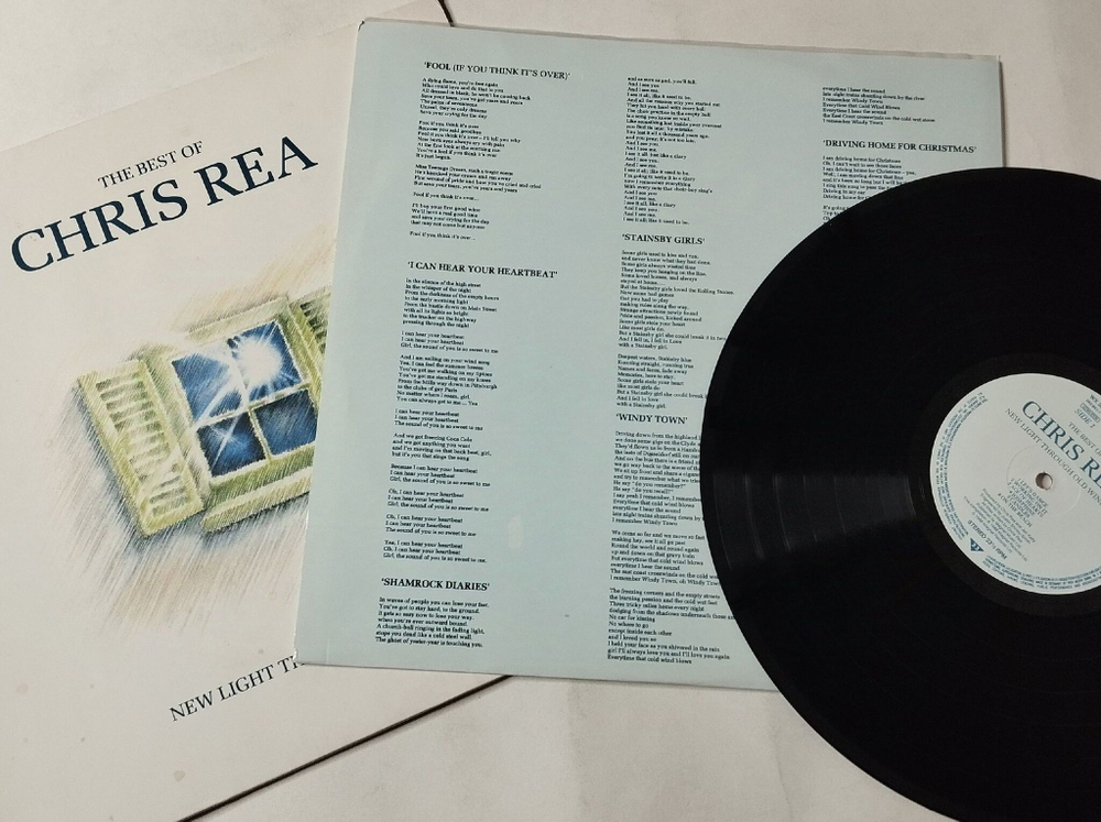 Винтажная виниловая пластинка LP The Best Of Chris Rea New Light Through Old Windows (Germany 1988)
