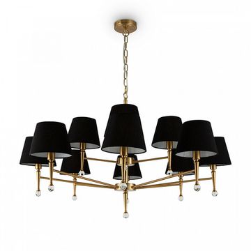 Люстра подвесная FR5190PL-12BS черный Rosemary Freya