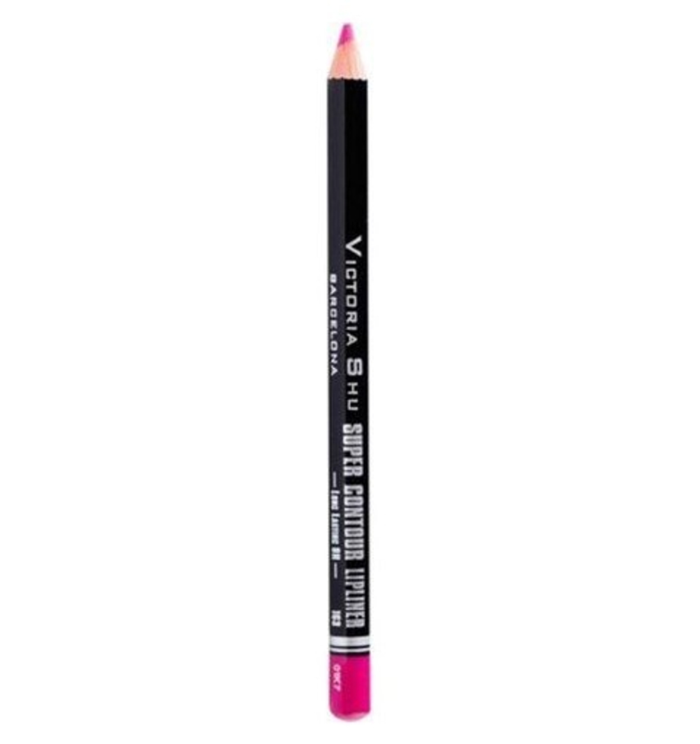Victoria Shu Карандаш для губ Super Contour, устойчивый, тон №163, Фуксия, 0,78 гр