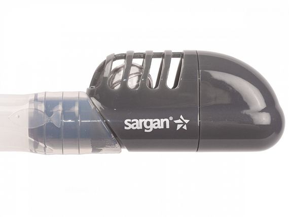 Трубка Sargan Агидель Сухая 2 прозрачная/серо-стальная