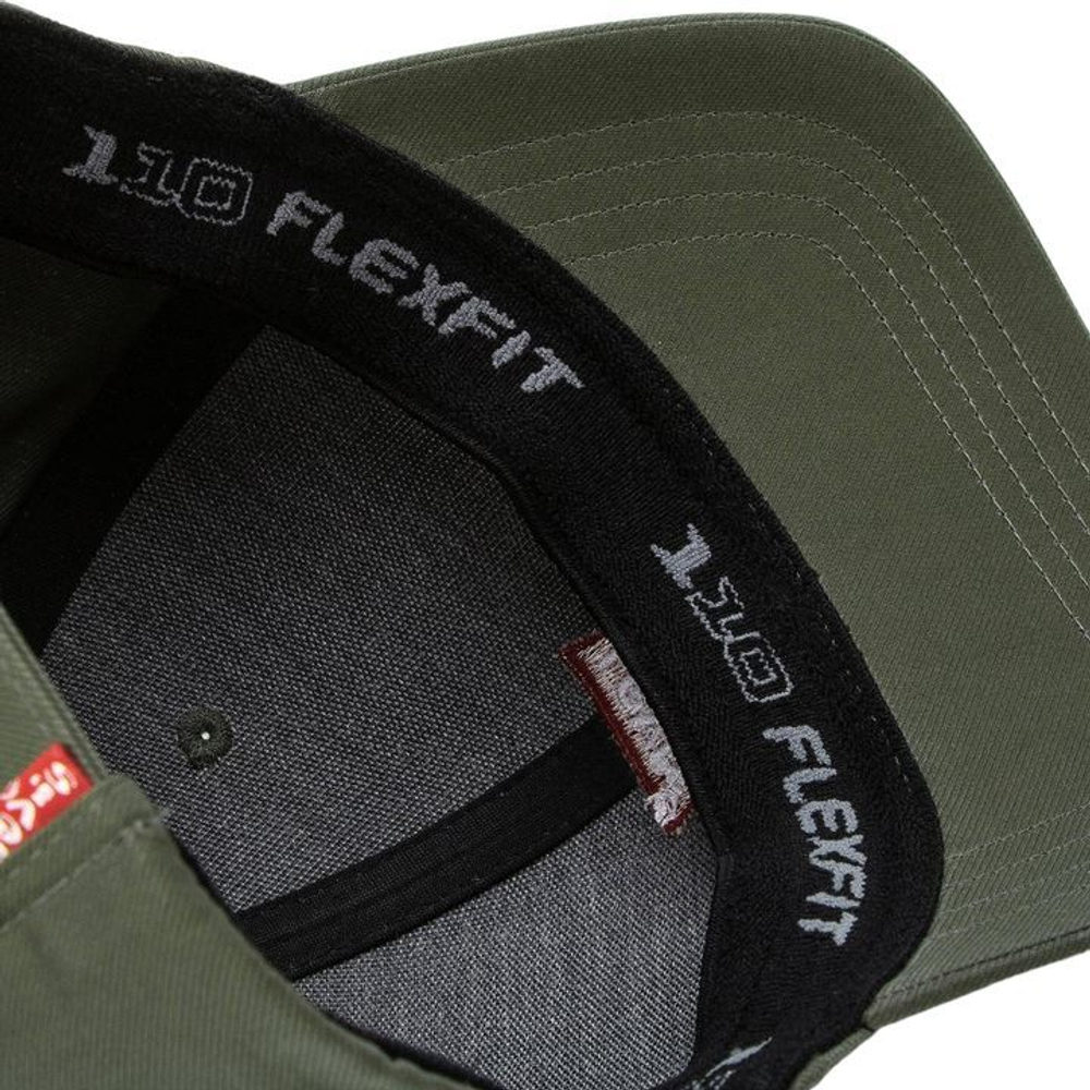 Кепка Levis HOUSEMARK FLEXFIT CAP зеленый